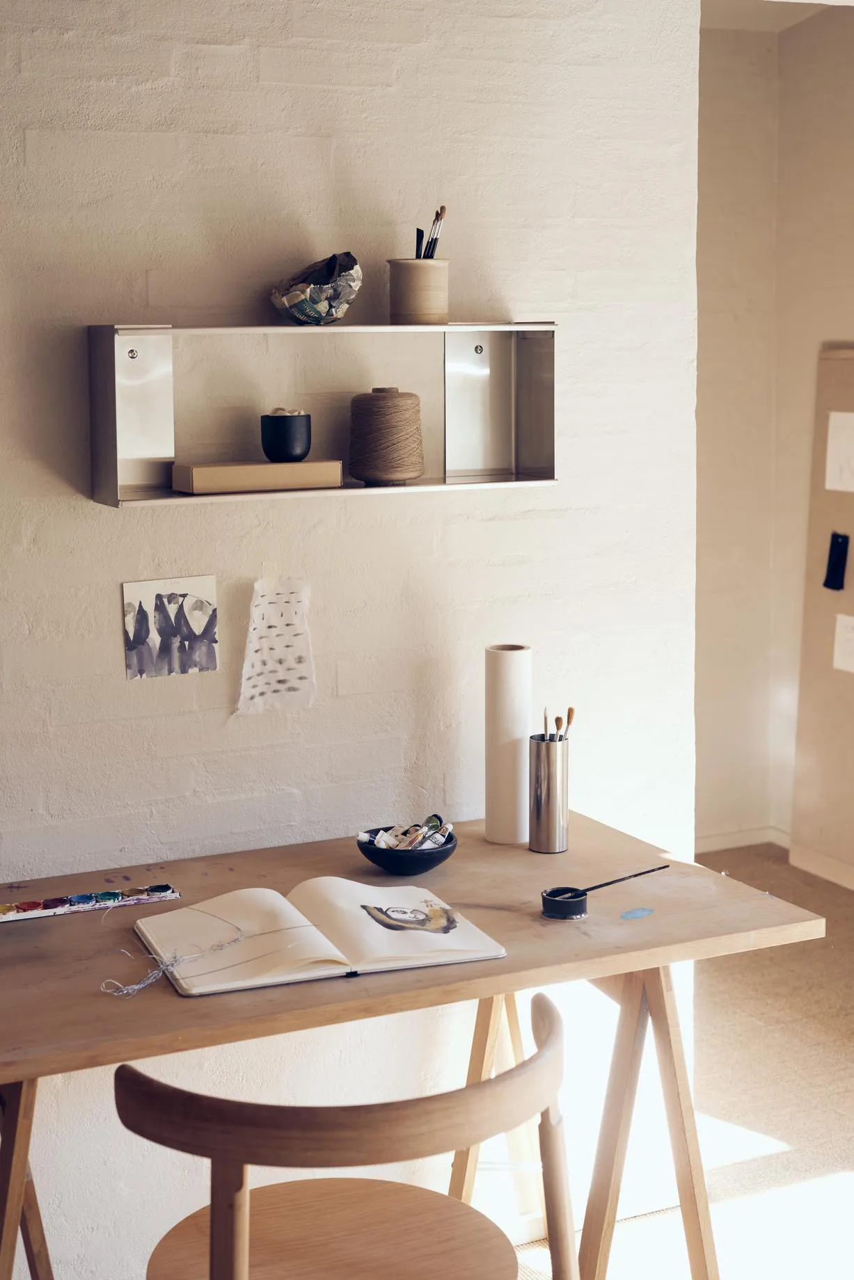 Lunar καρέκλα, Λευκή δρυς Form & Refine