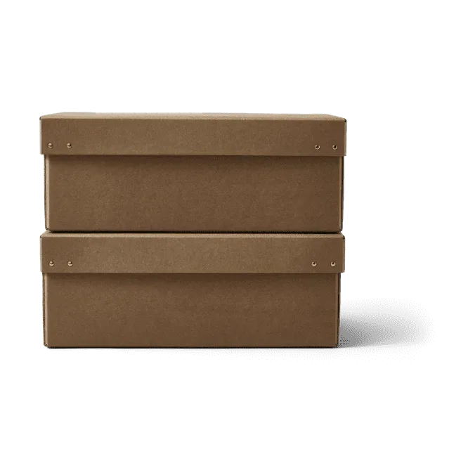 Ordinary κουτί αποθήκευσης 2-pack, Καφέ Form & Refine