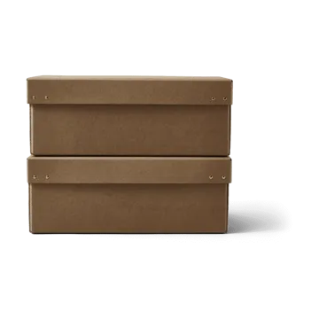 Ordinary κουτί αποθήκευσης 2-pack - Καφέ - Form & Refine