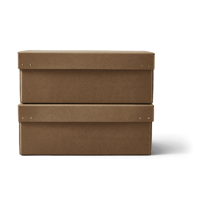 Ordinary κουτί αποθήκευσης 2-pack - Καφέ - Form & Refine