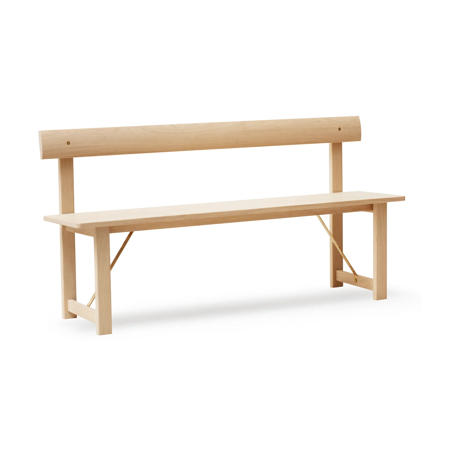 Position πάγκος 155 cm, Βελανιδιά-ορείχαλκος Form & Refine