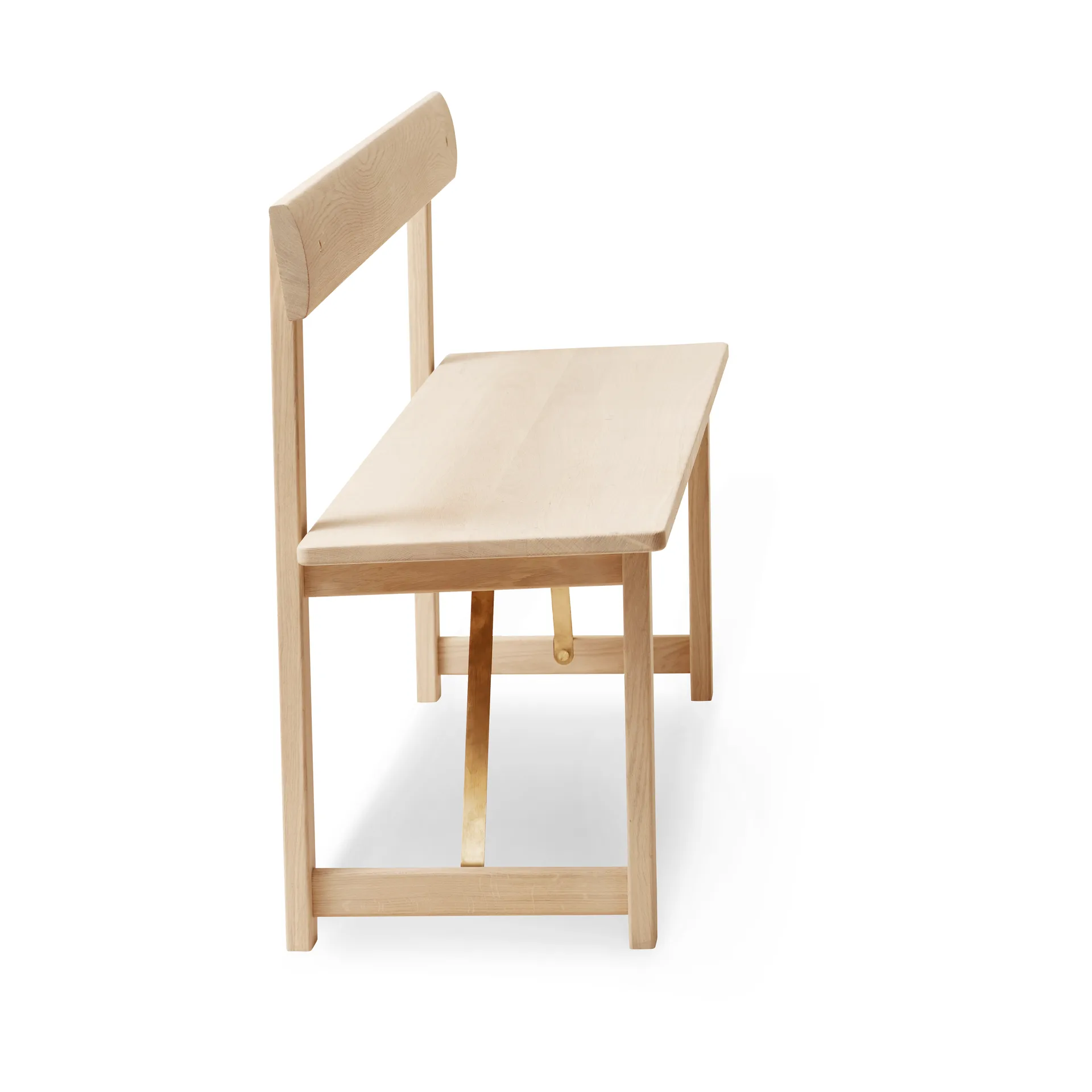 Position πάγκος 155 cm, Βελανιδιά-ορείχαλκος Form & Refine