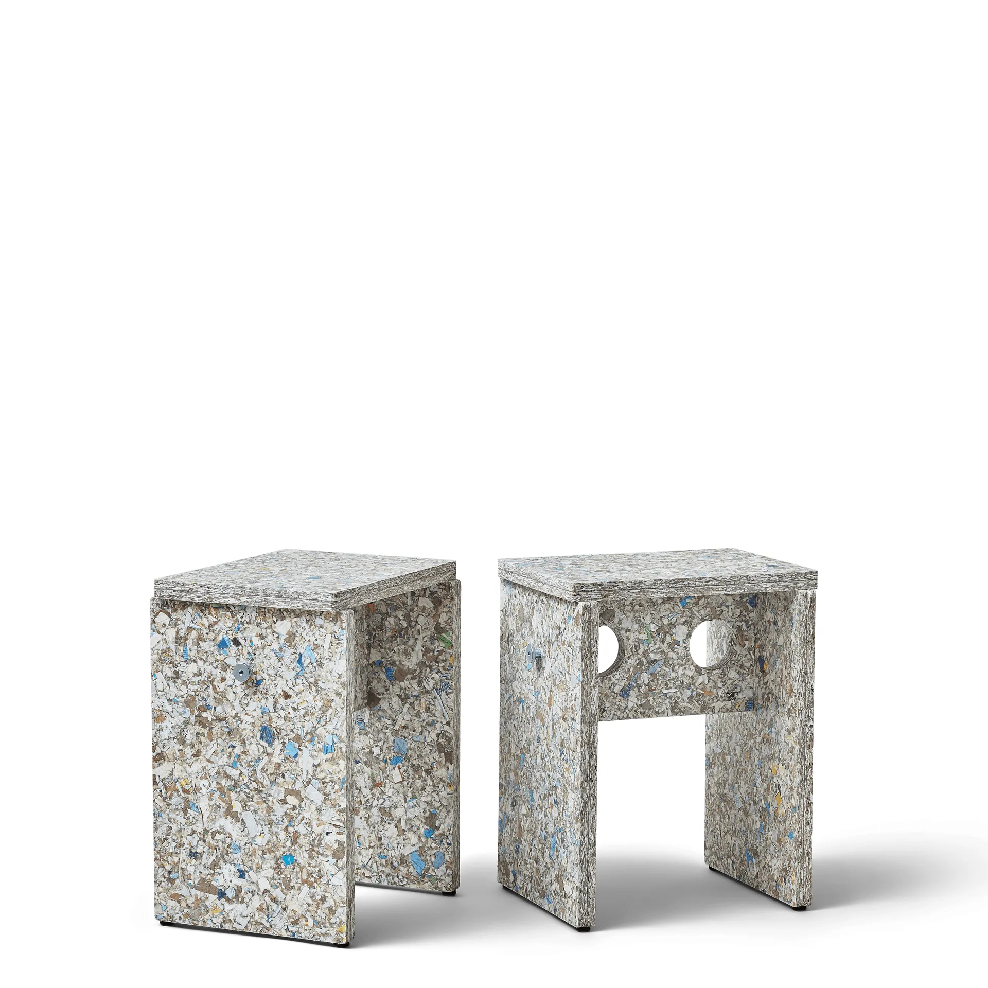 Remake σκαμπό 35x45 cm, Γκρι Form & Refine