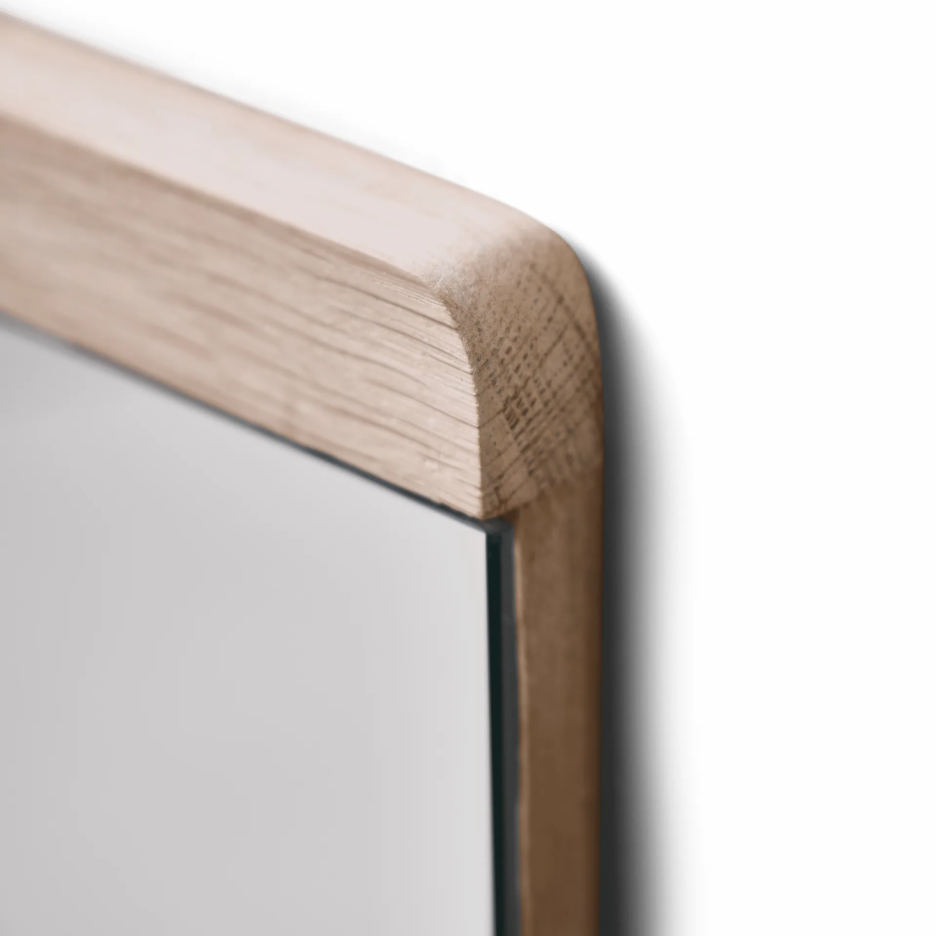 Rim καθρέφτης τοίχου 35x110 cm, Λευκή δρυς Form & Refine