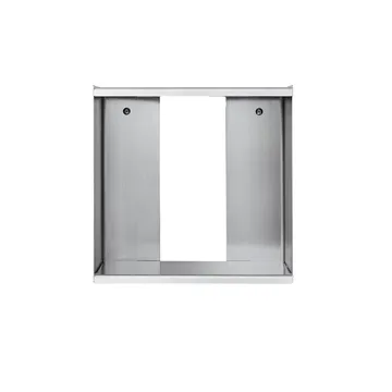 Taper Cube Box επιτοίχιο ράφι - Ανοξείδωτος χάλυβας, 34x35 εκ. - Form & Refine