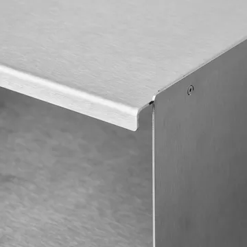 Taper Cube Box επιτοίχιο ράφι - Ανοξείδωτος χάλυβας, 34x35 εκ. - Form & Refine