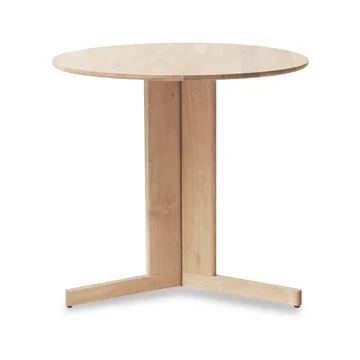 Trefoil τραπεζαρία Ø75 εκ. - Λευκή δρυς - Form & Refine