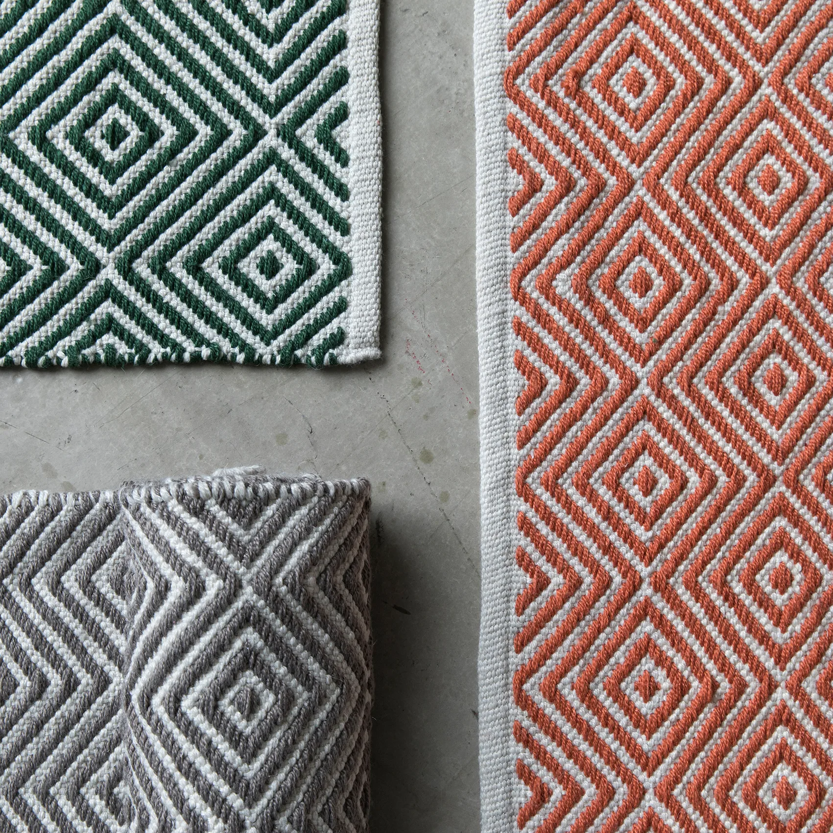 Diamond χαλί 200x300 cm, Γκρι Formgatan