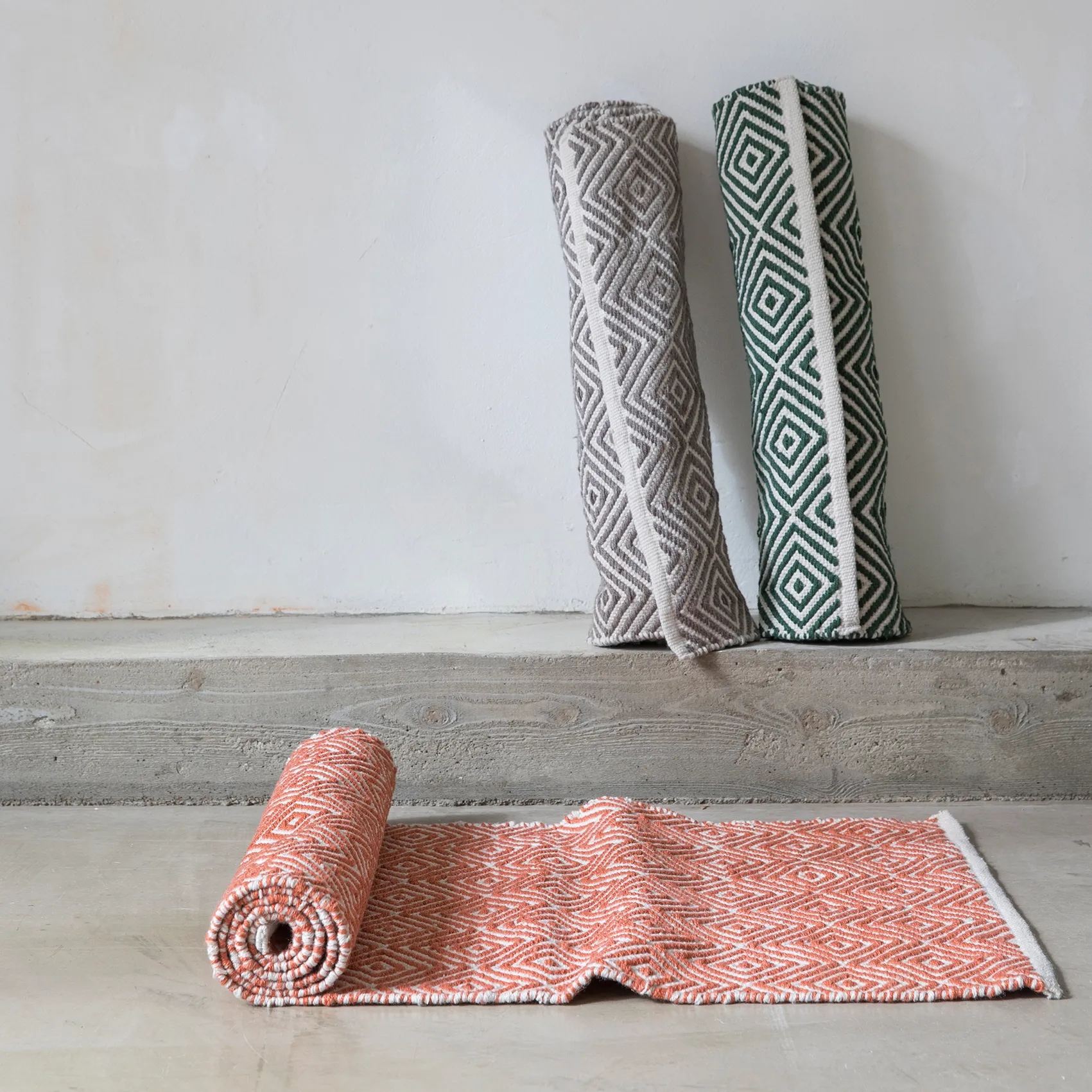 Diamond χαλί 70x200 cm, Γκρι Formgatan