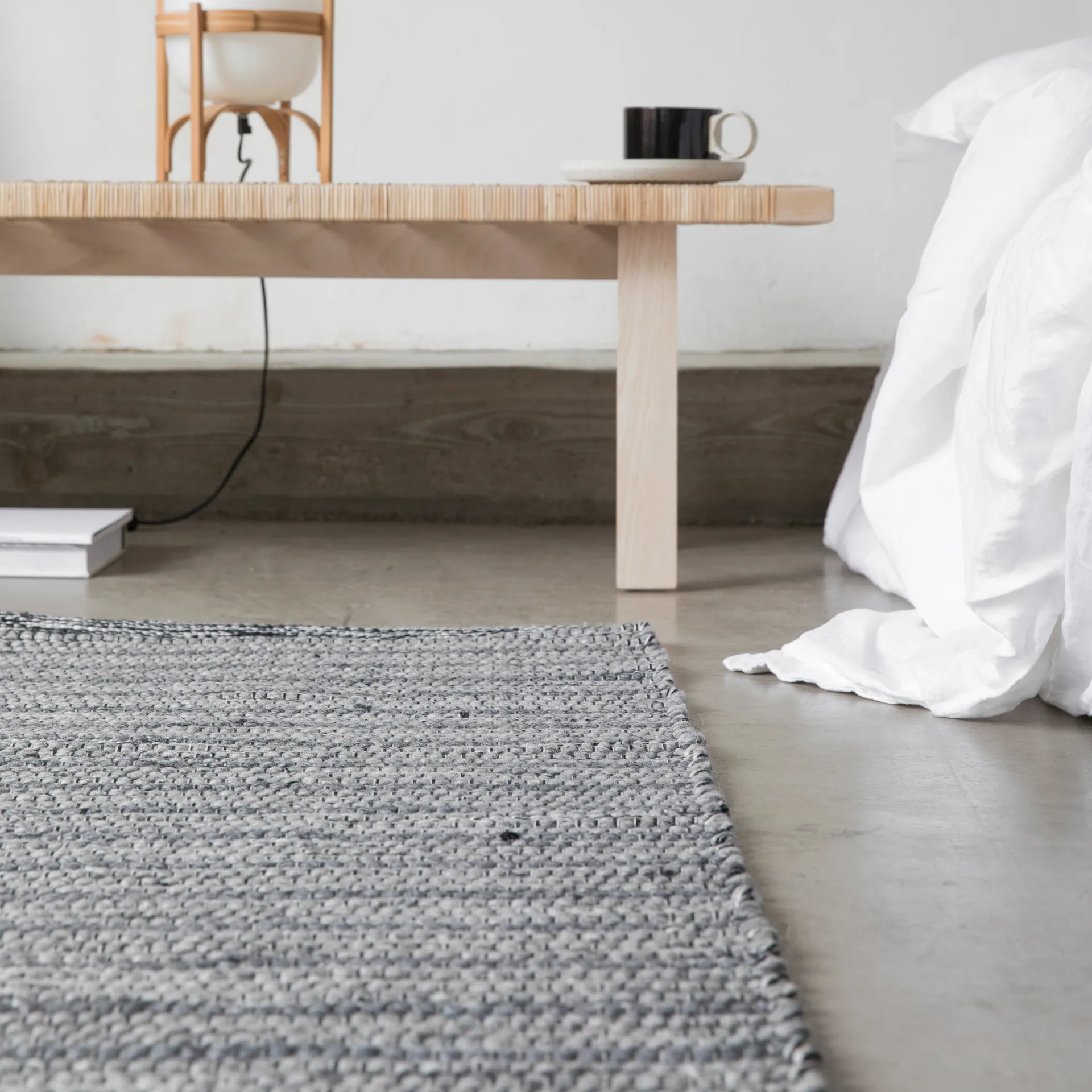 Stripe χαλί 200x300 cm, Γκρι Formgatan