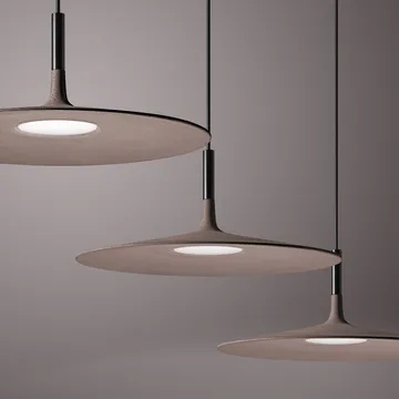 Aplomb Large κρεμαστό φωτιστικό - Λευκό σκυρόδεμα - Foscarini