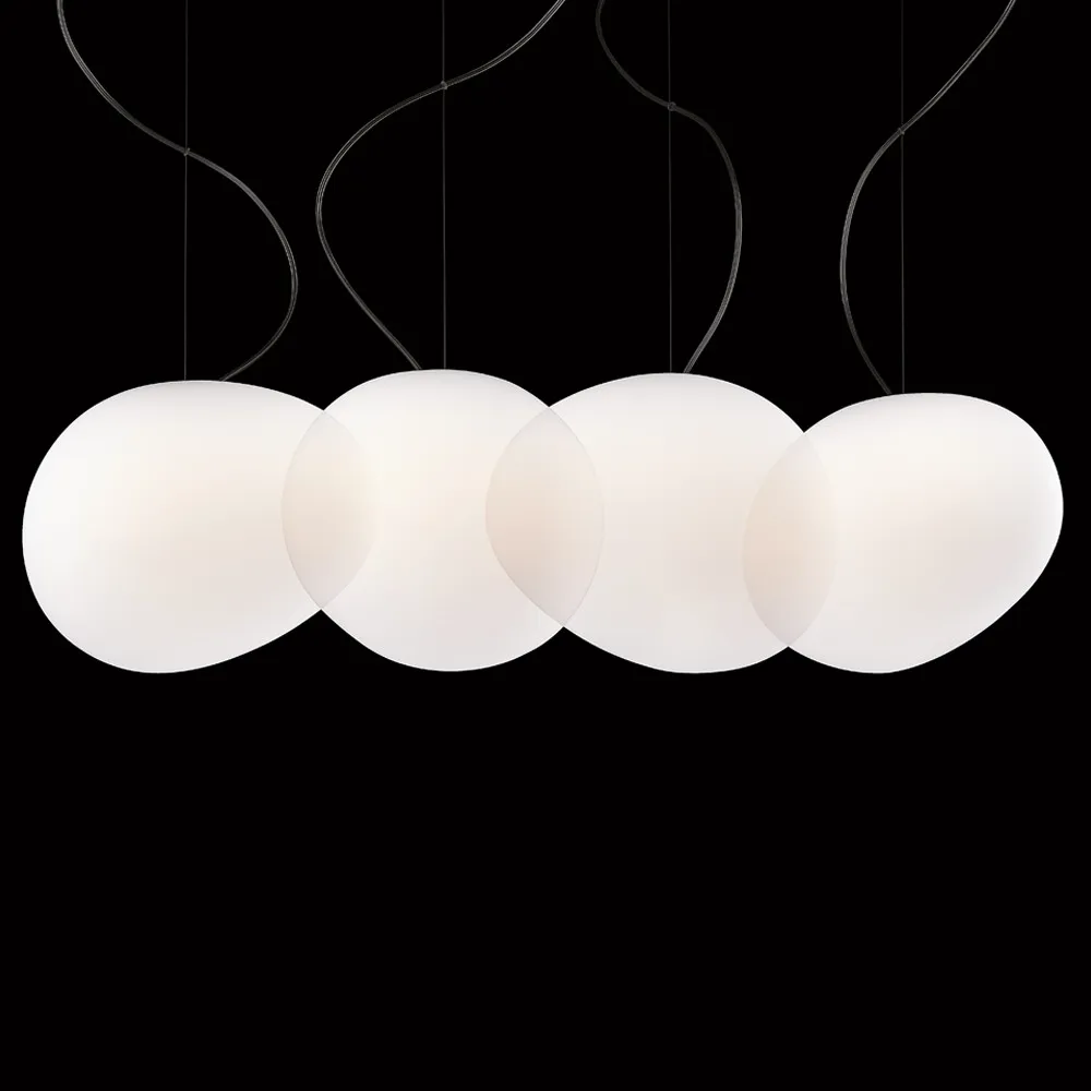 Gregg media κρεμαστό φωτιστικό, Άσπρο Foscarini