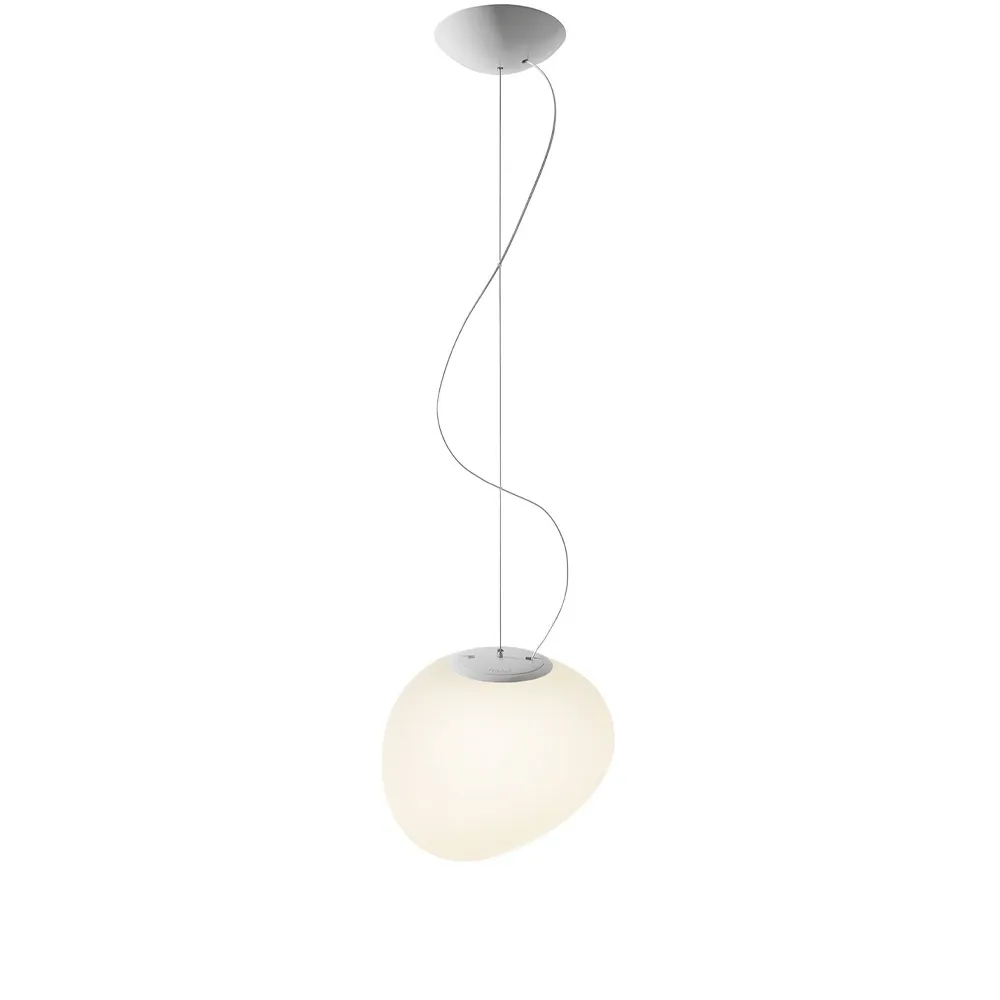 Gregg midi κρεμαστό φωτιστικό, Άσπρο Foscarini