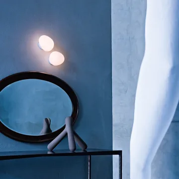 Gregg piccola απλίκα τοίχου - Άσπρο - Foscarini