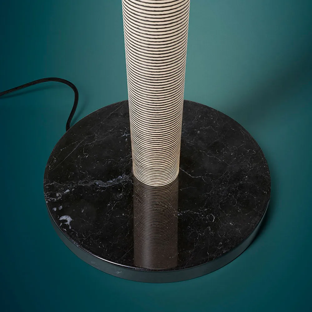 Mite Anniversario επιδαπέδια λάμπα, Μάυρο Foscarini