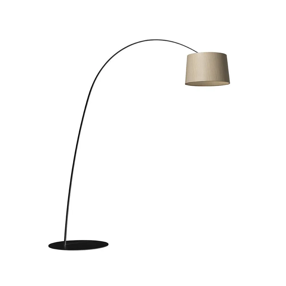 Twiggy Wood επιδαπέδια λάμπα, Μάυρο Foscarini