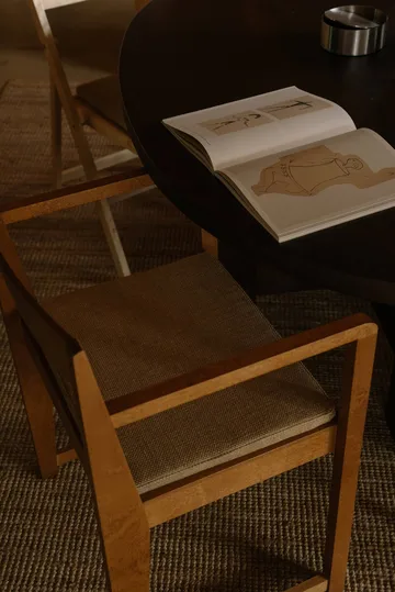 Armrest Chair 01 καρέκλα με μπράτσα - Σκούρα καφέ σημύδα - FRAMA