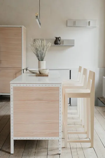 Bar Chair 01 σκαμπό μπαρ - Σημύδα, 76 cm - FRAMA