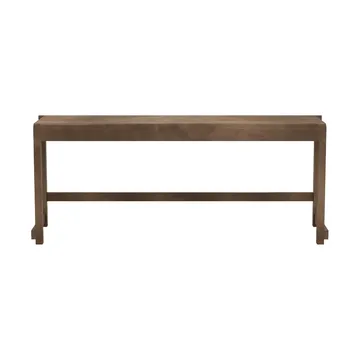 Bench 01 πάγκος - Σκούρα καφέ σημύδα, 114,6x37x46 cm - FRAMA