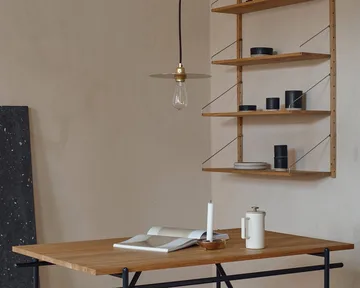 Circle Shade κρεμαστό φωτιστικό - Ορείχαλκος, Ø25 cm - FRAMA