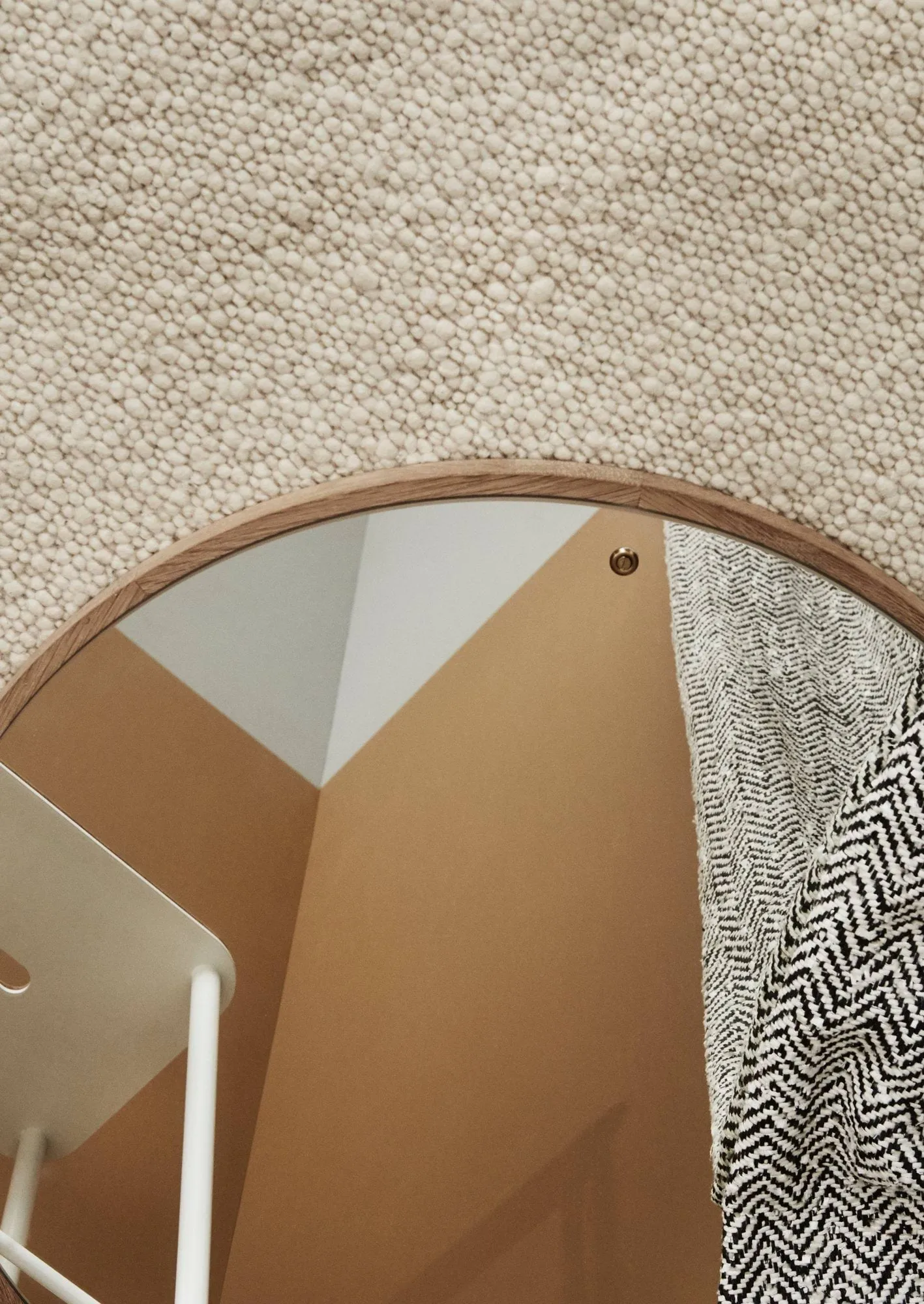 CM Circle καθρέφτης, Δρυς, medium, Ø60 cm FRAMA