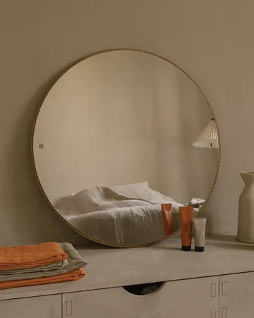 CM Circle καθρέφτης - Δρυς, medium, Ø60 cm - FRAMA