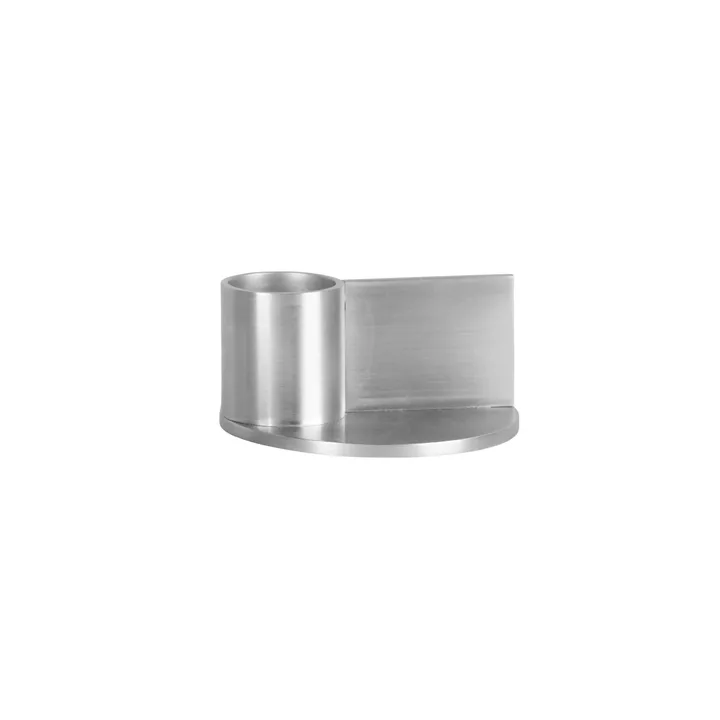 Fundament κηροπήγιο - Φόρμα 1, ανοξείδωτο ατσάλι, 6x6x3 cm - FRAMA