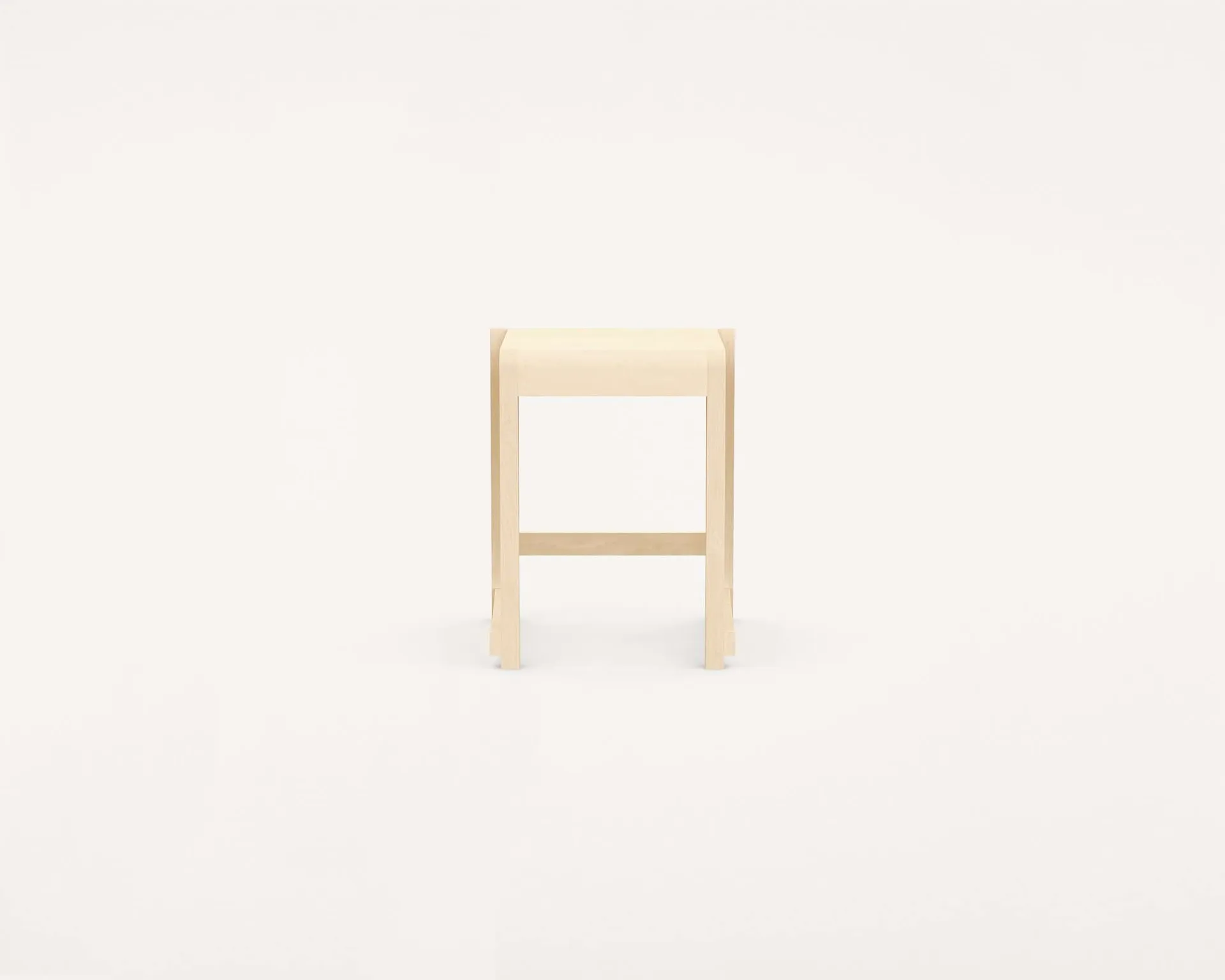 Low Stool 01 σκαμπό, Σημύδα FRAMA