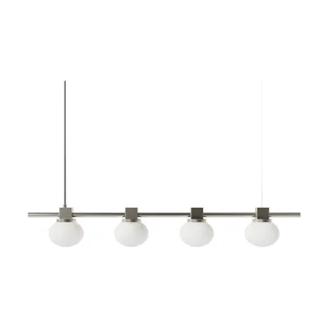 Ovoid Pendant Light Quadruple κρεμαστό φωτιστικό - Ανοξείδωτο ατσάλι, οπαλίνα - FRAMA