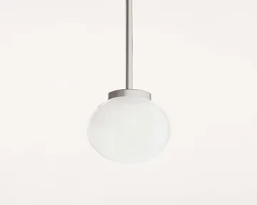 Ovoid Pendant Light Single κρεμαστό φωτιστικό - Ανοξείδωτο ατσάλι, οπαλίνα - FRAMA