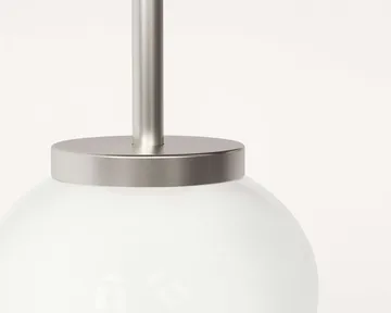Ovoid Pendant Light Single κρεμαστό φωτιστικό - Ανοξείδωτο ατσάλι, οπαλίνα - FRAMA