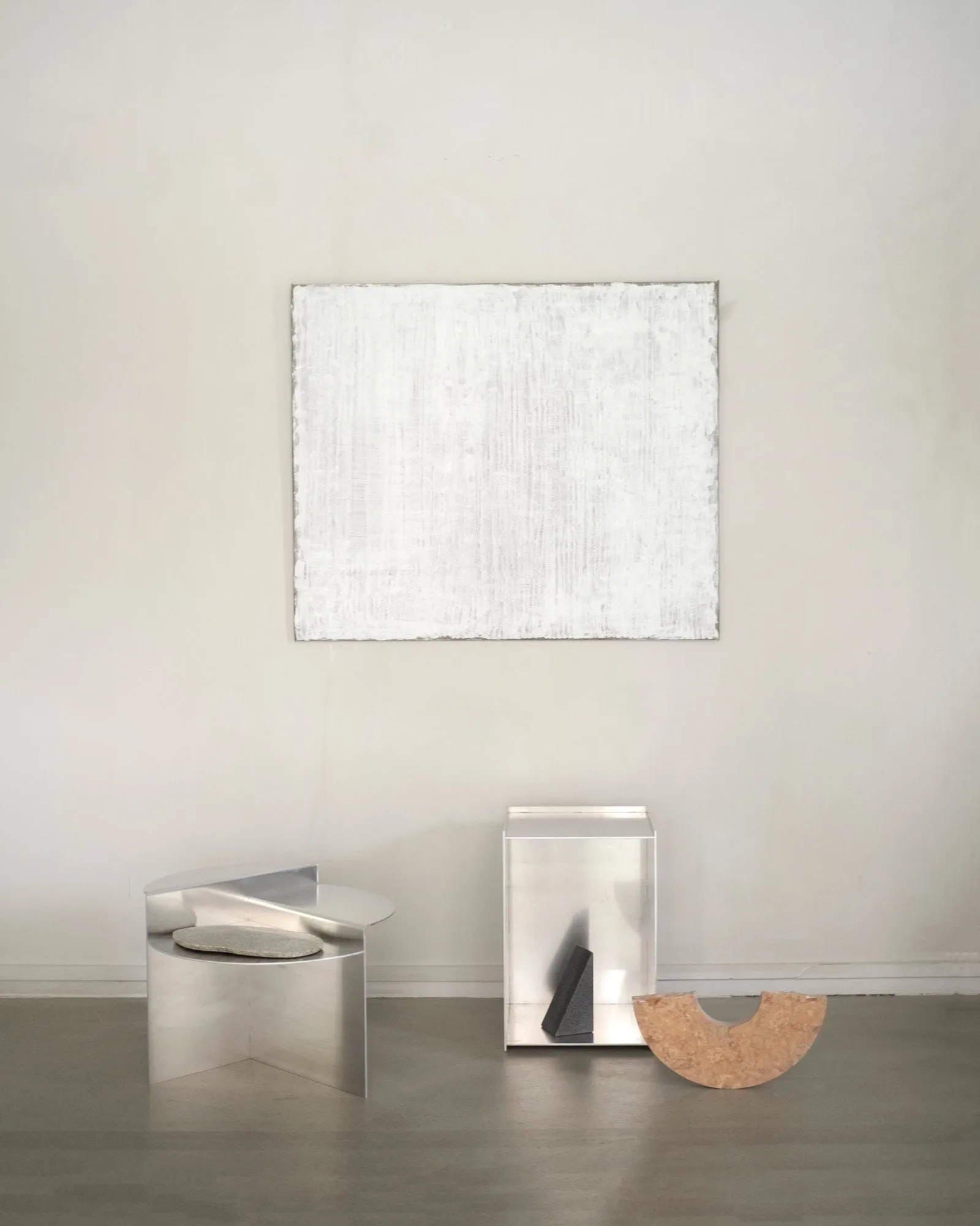 Rivet βοηθητικό τραπέζι, Αλουμίνιο, Ø51,3x40 cm FRAMA