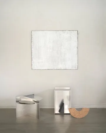 Rivet βοηθητικό τραπέζι - Αλουμίνιο, Ø51,3x40 cm - FRAMA