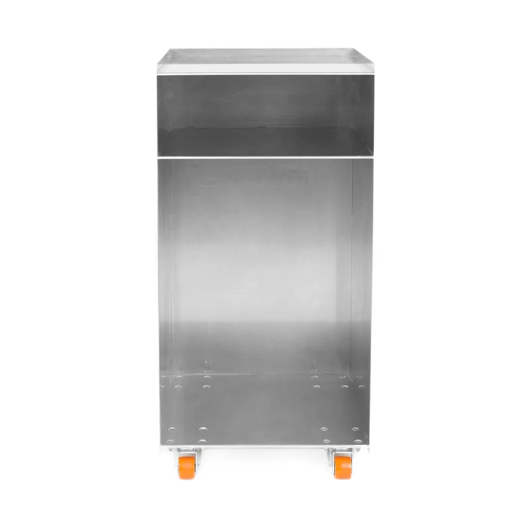 Rivet Cart βοηθητικό τραπέζι με ρόδες, Αλουμίνιο, 32,8x33,8x65 cm FRAMA