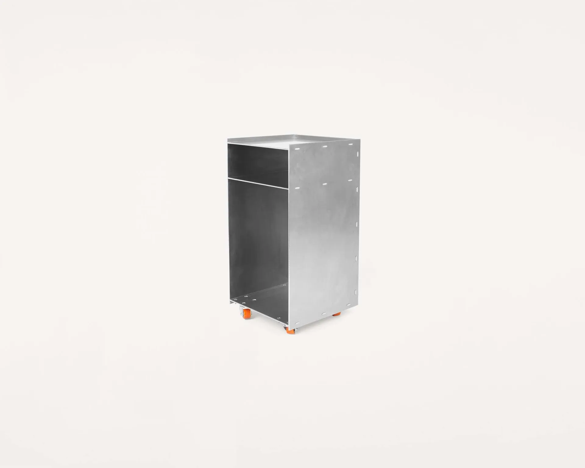 Rivet Cart βοηθητικό τραπέζι με ρόδες, Αλουμίνιο, 32,8x33,8x65 cm FRAMA