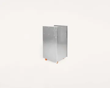 Rivet Cart βοηθητικό τραπέζι με ρόδες - Αλουμίνιο, 32,8x33,8x65 cm - FRAMA