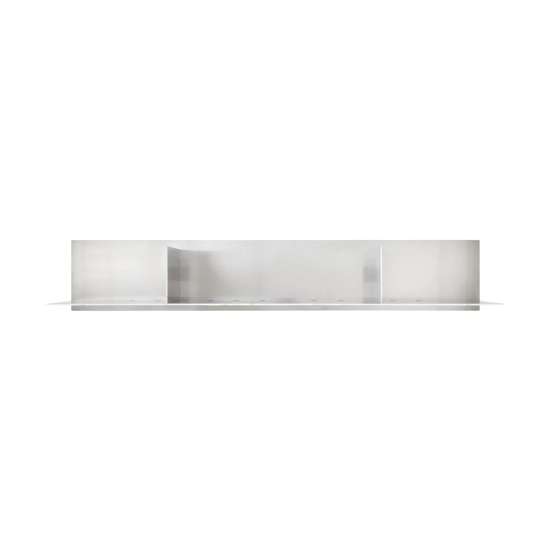 Rivet Shelf ράφι τοίχου, Aluminium, large, 119x20,6x22,5 cm FRAMA