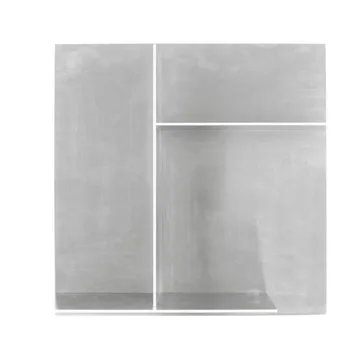 Rivet Typecase επιτοίχιο ράφι - Αλουμίνιο, 44,6x44,6x16,1 cm - FRAMA