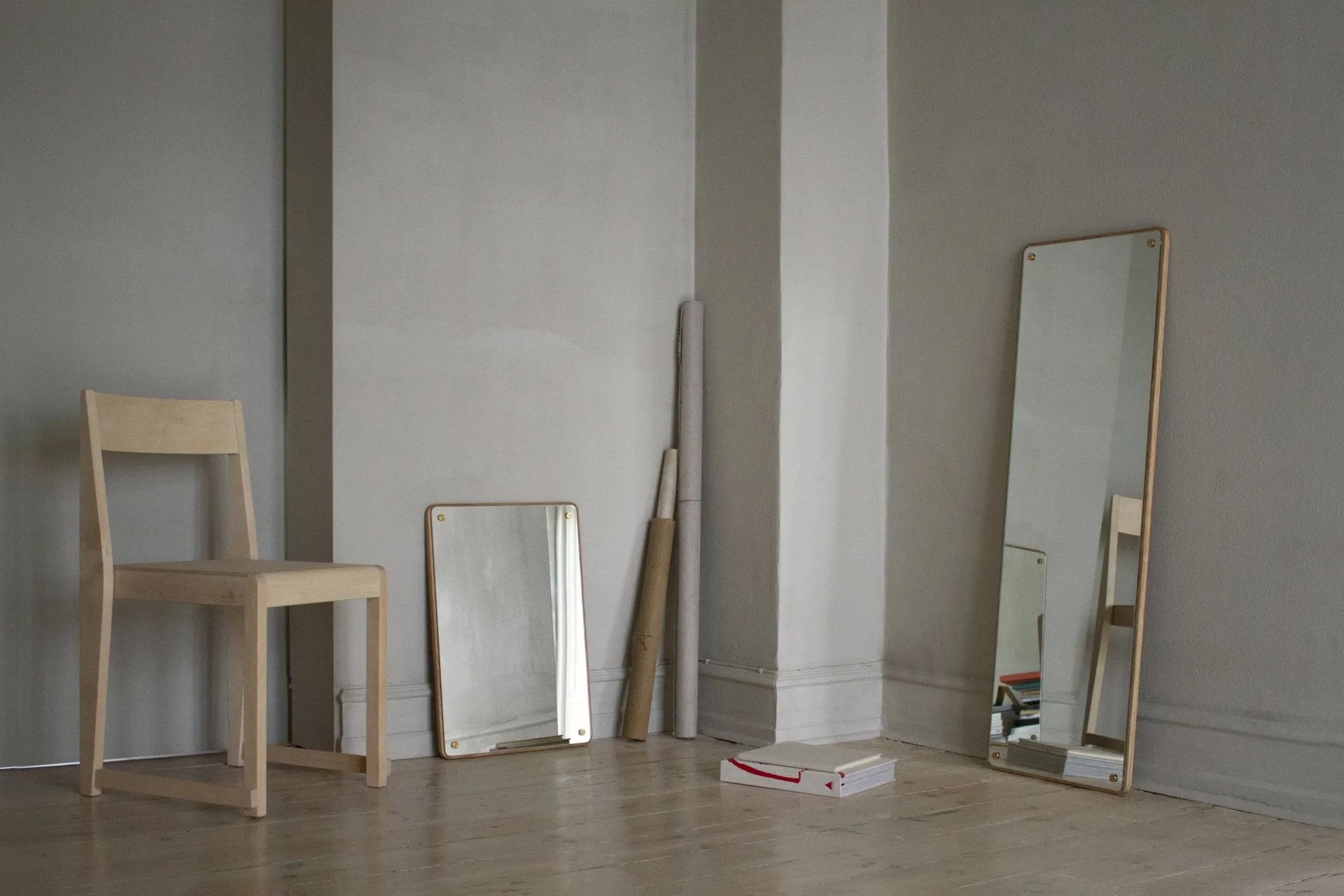 RM-1 Rectangular καθρέφτης, Δρυς, large, 118x40 cm FRAMA