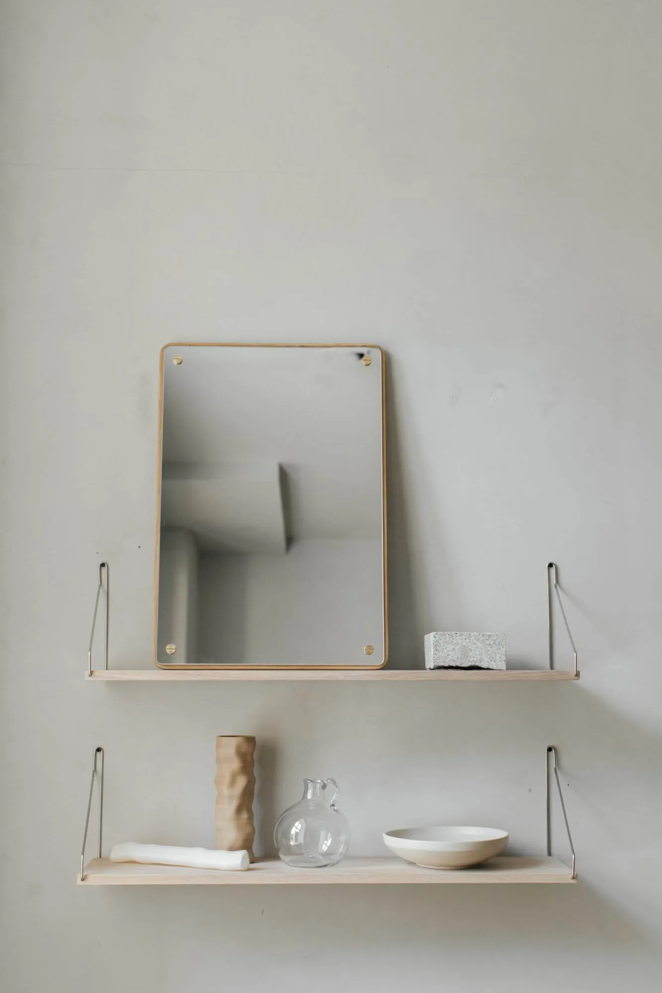 RM-1 Rectangular καθρέφτης, Δρυς, small, 58x40 cm FRAMA