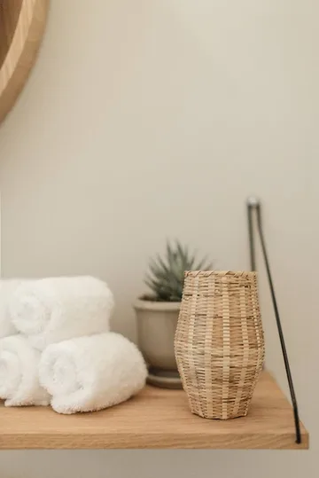 Single Shelf επιτοίχιο ράφι - Δρυς-Μαύρο, 40x20 cm - FRAMA