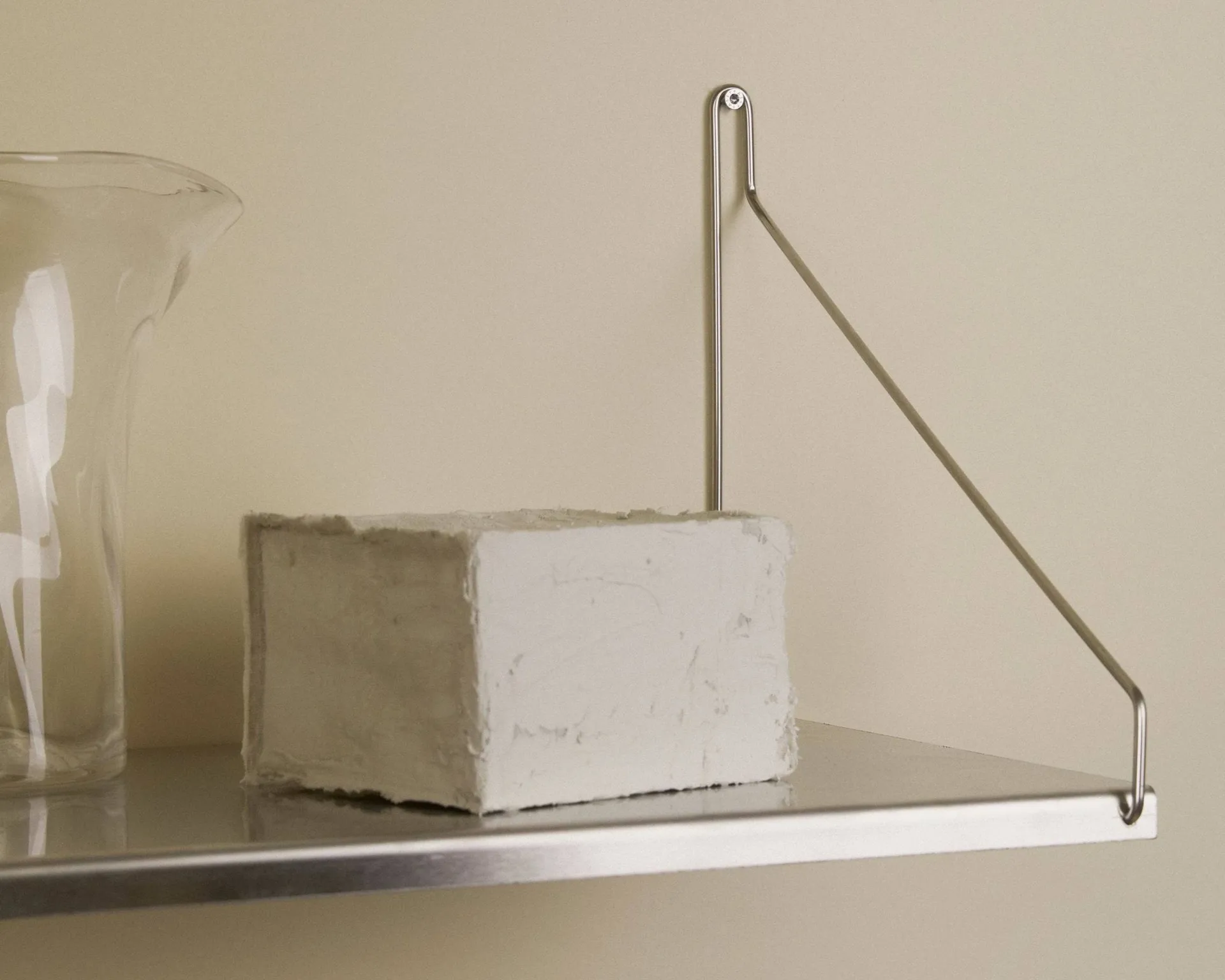 Single Shelf επιτοίχιο ράφι, Ανοξείδωτο ατσάλι, 40x20 cm FRAMA