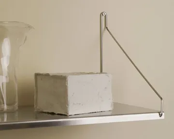 Single Shelf επιτοίχιο ράφι - Ανοξείδωτο ατσάλι, 80x20 cm - FRAMA