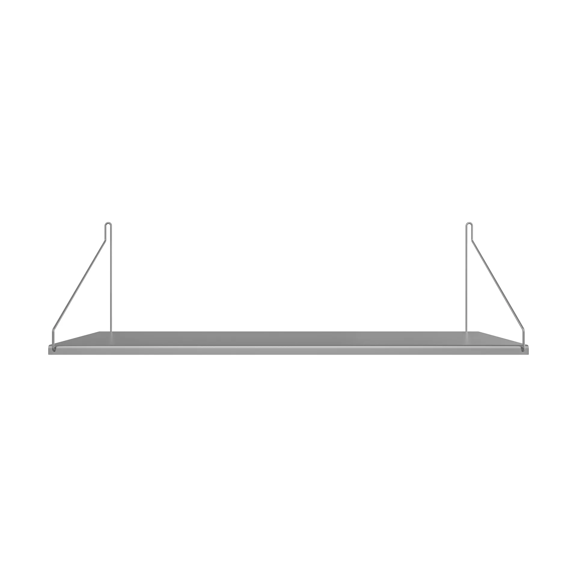 Single Shelf επιτοίχιο ράφι, Ανοξείδωτο ατσάλι, 80x27 cm FRAMA