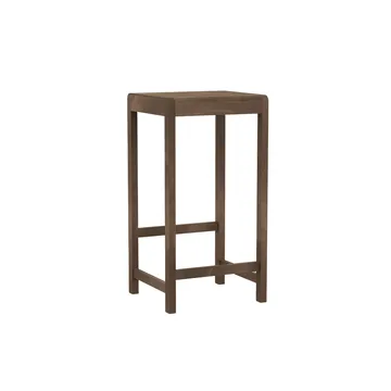Stool 01 σκαμπό μπαρ - Σκούρα καφέ σημύδα, 76 cm - FRAMA