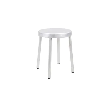 Tasca στρογγυλό σκαμπό - Αλουμίνιο, Ύψος: 46 cm - FRAMA
