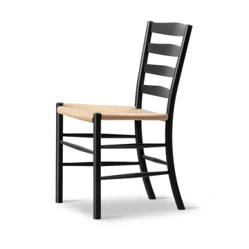 Κλίντ καρέκλα - Φυσικό πλεκτό-μαύρη λουστραρισμένη δρυς - Fredericia Furniture