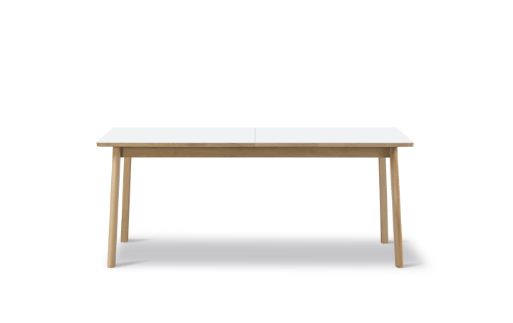 Ana τραπεζαρία 180-280x95 cm - Nanolaminat λευκό-σαπουνισμένη δρυς - Fredericia Furniture