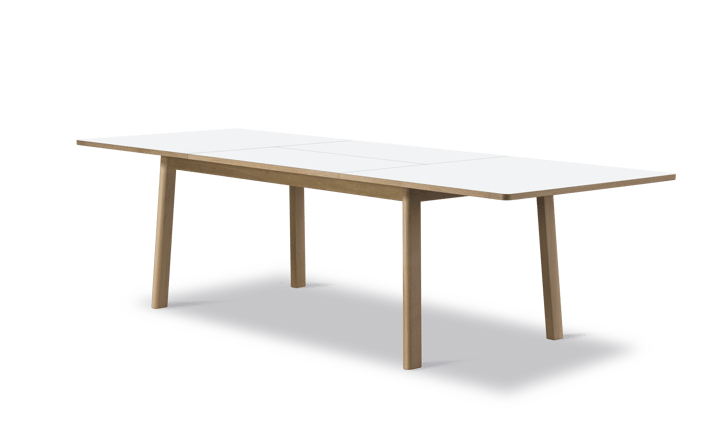 Ana τραπεζαρία 180-280x95 cm, Nanolaminat λευκό-σαπουνισμένη δρυς Fredericia Furniture