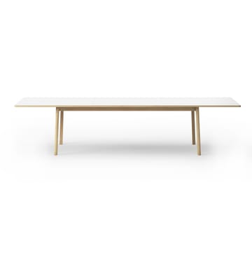 Ana τραπεζαρία 220-320x95 cm - Nanolaminat λευκό-σαπουνισμένη δρυς - Fredericia Furniture